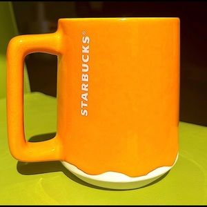 Starbucks 🥭 NEW Mango Luster Drip Ceramic Mug 🥭 2022 Summer Release